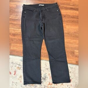 Levi’s 414 classic straight Black Jeans